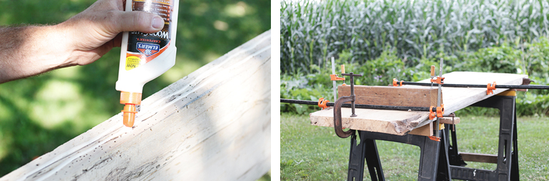 DIY Live Edge Wood Desk @themerrythought