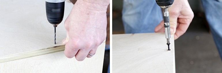 DIY Plywood Side Table @themerrythought