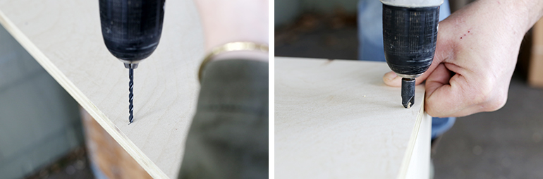 DIY Plywood Side Table @themerrythought