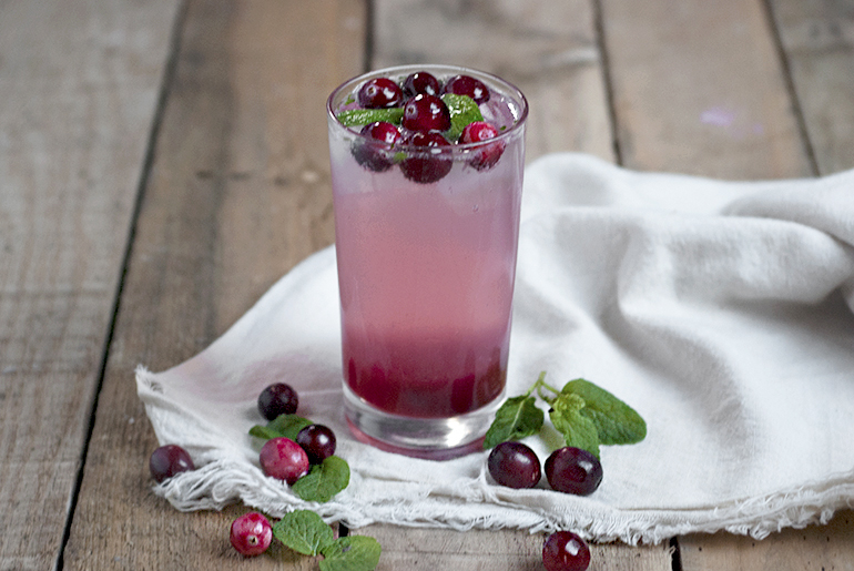 Cranberry Mojito Mocktail The Merrythought