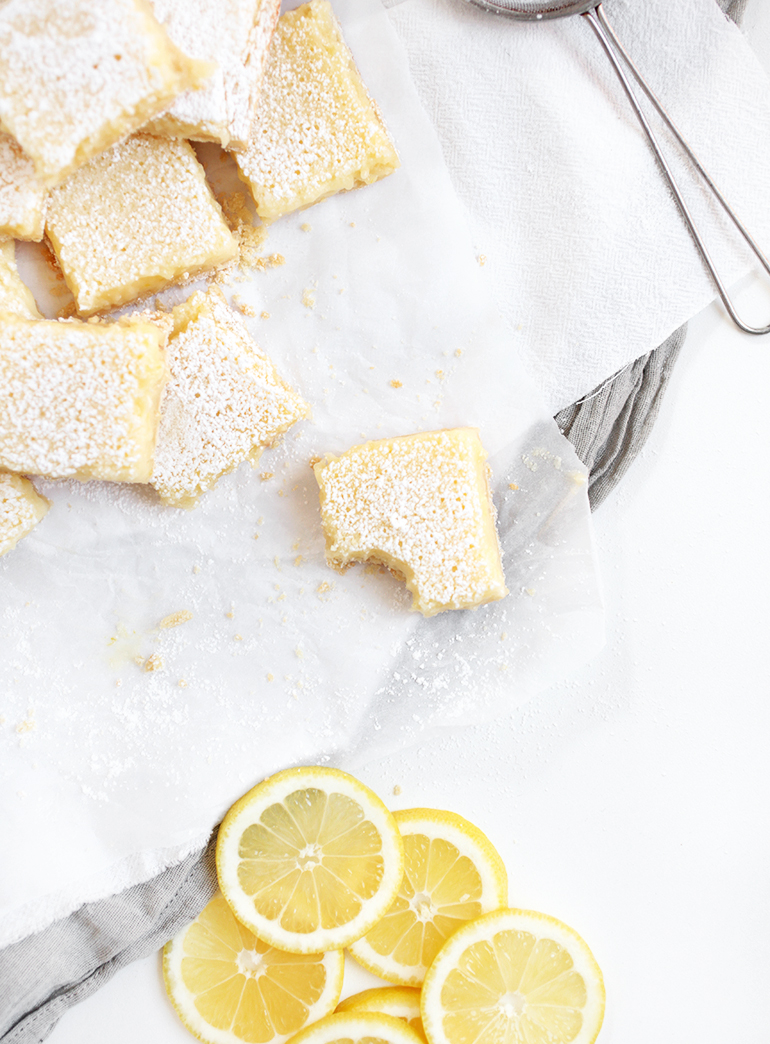 Creamy Lemon Bars @themerrythought