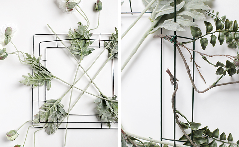 DIY Floral Chandelier @themerrythought