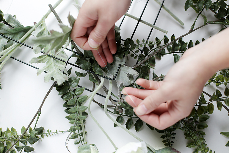 DIY Floral Chandelier @themerrythought