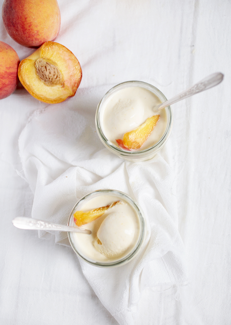 Peach Ice Cream @themerrythought