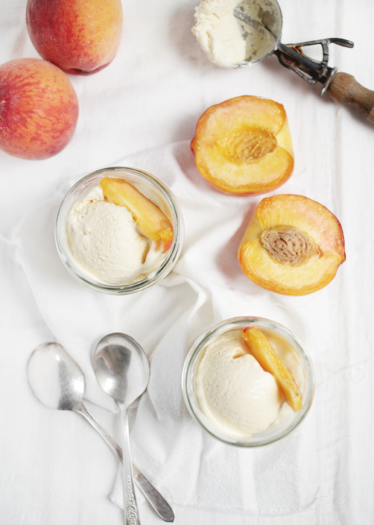 Peach Ice Cream @themerrythought