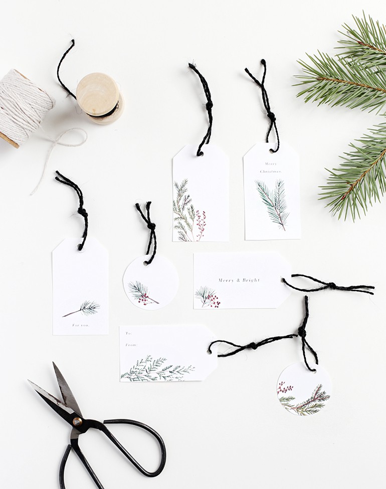 Printable Christmas Gift Tags @jennihaikonen for @themerrythought
