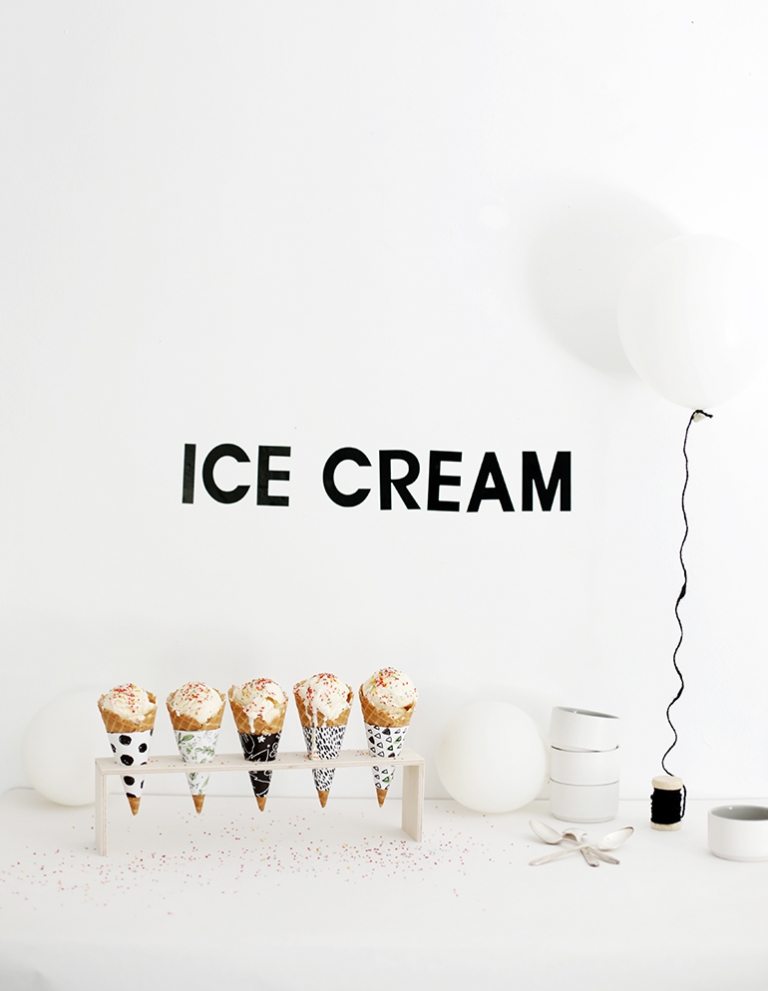 DIY Ice Cream Cone Stand - The Merrythought