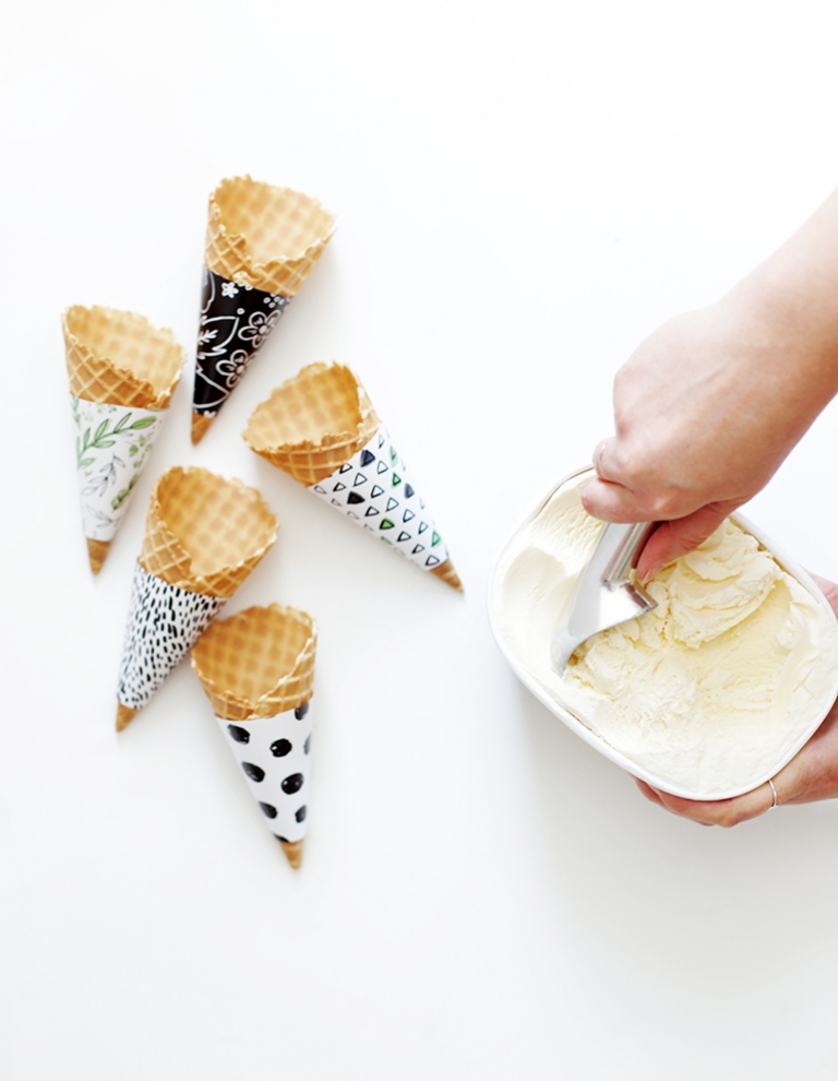 DIY Ice Cream Cone Stand - The Merrythought