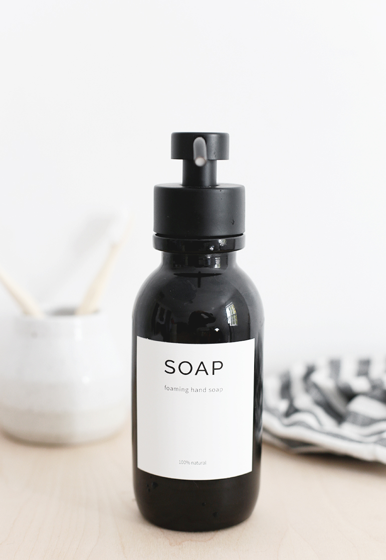 DIY Foaming Hand Soap @themerrythought