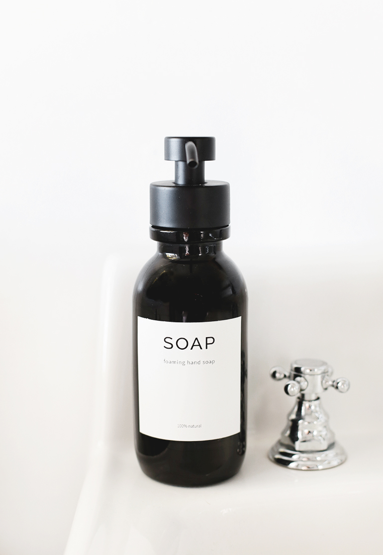 DIY Foaming Hand Soap @themerrythought