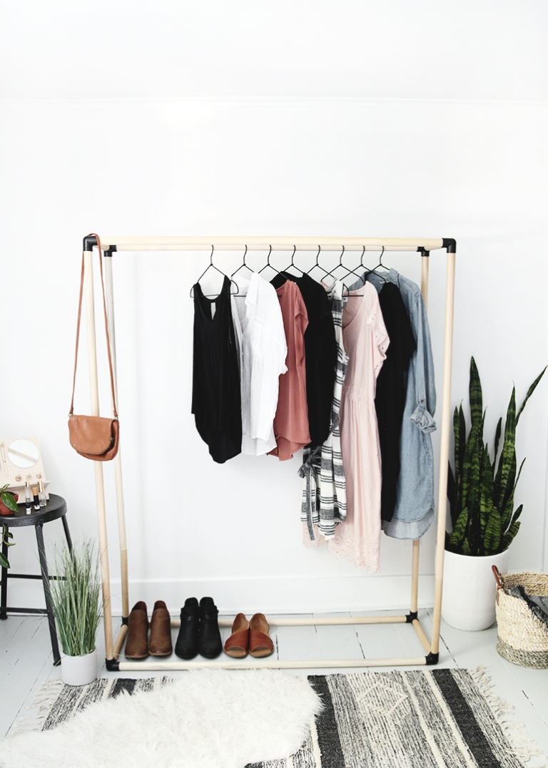 How to Make a Clothing Rack