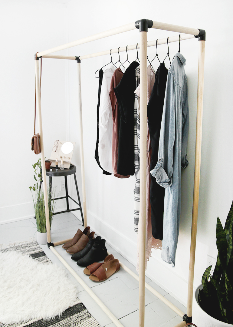 DIY Clothing Rack