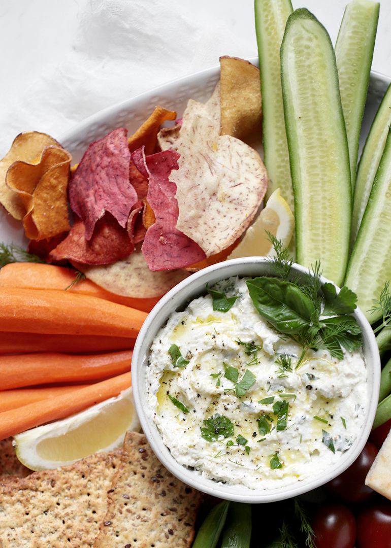 Whipped Feta and Herb Dip - The Merrythought