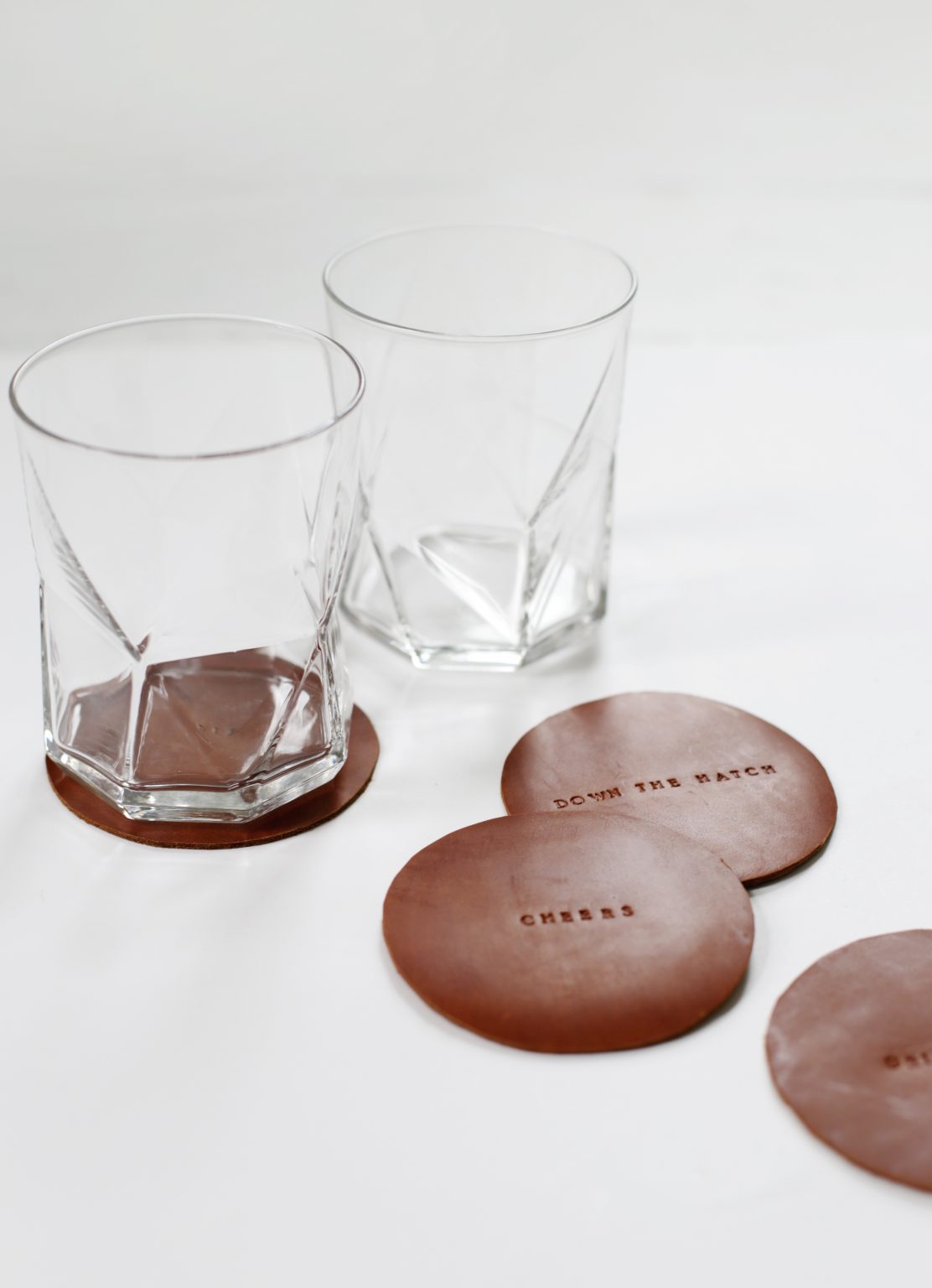 DIY Leather Coasters The Merrythought