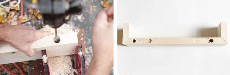 DIY Wood Wall Shelves @themerrythought