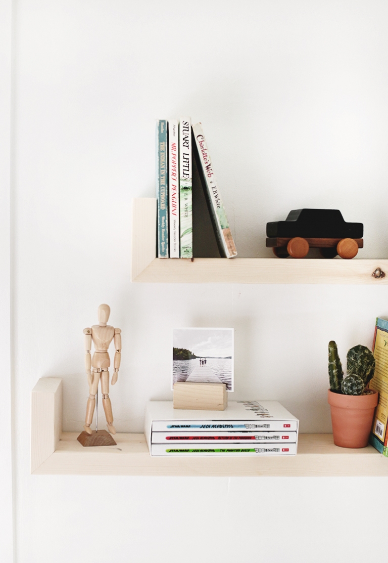 Diy Wood Wall Shelves The Merrythought