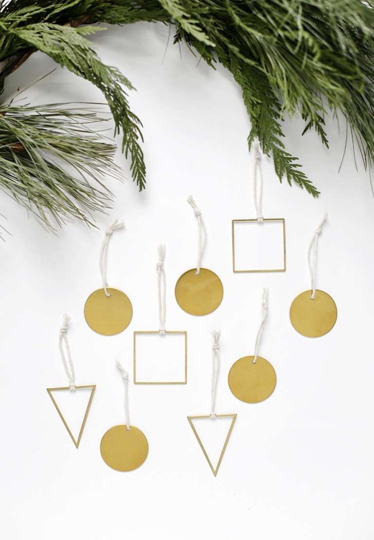 Brass shop christmas ornaments