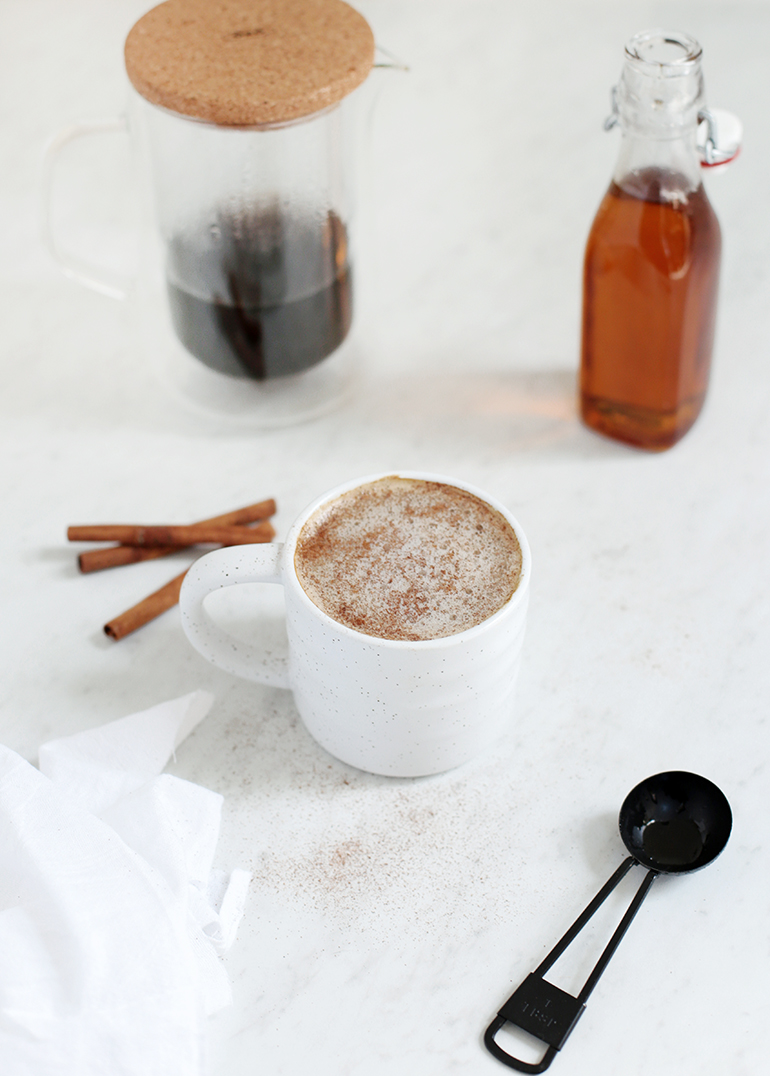 Simple Maple Latte + Brewing a Better Cup of Coffee @themerrythought