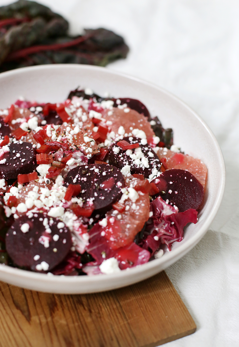 Beet and Grapefruit Salad with Raspberry Vinaigrette - The Merrythought