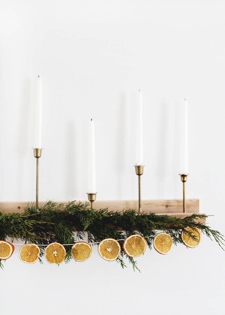 DIY Dried Orange Garland @themerrythought