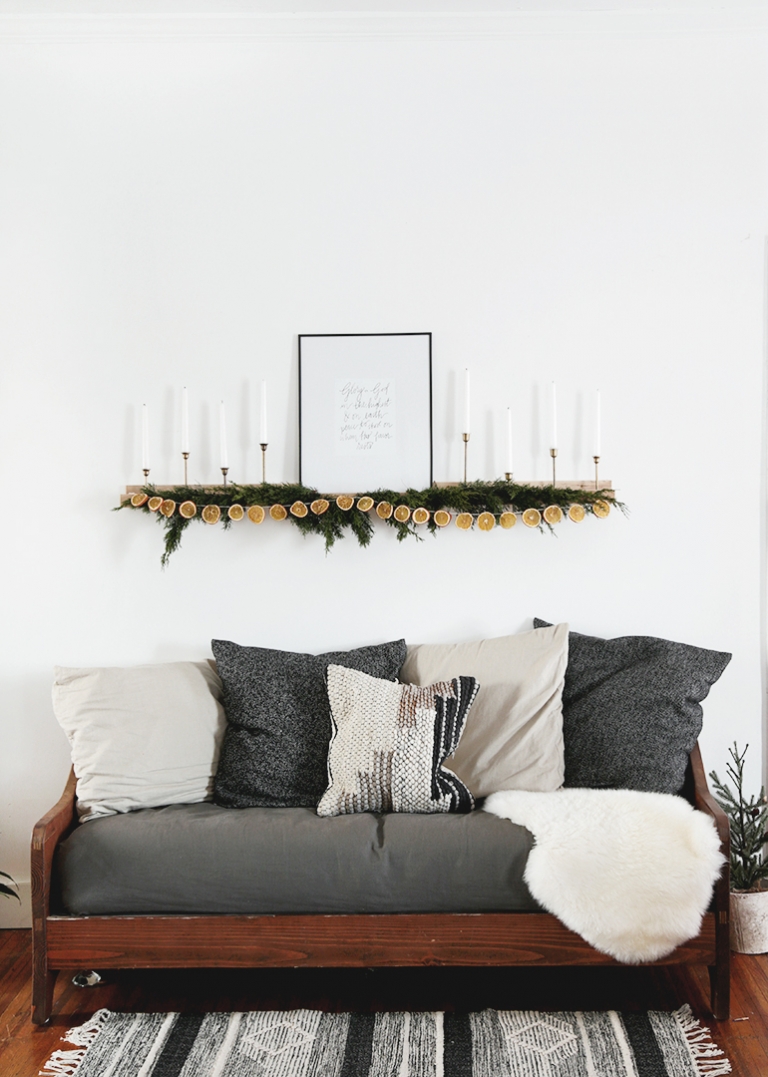 DIY Dried Orange Garland @themerrythought