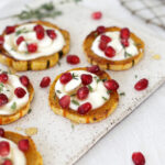 ceramic tray of delicata squash rings