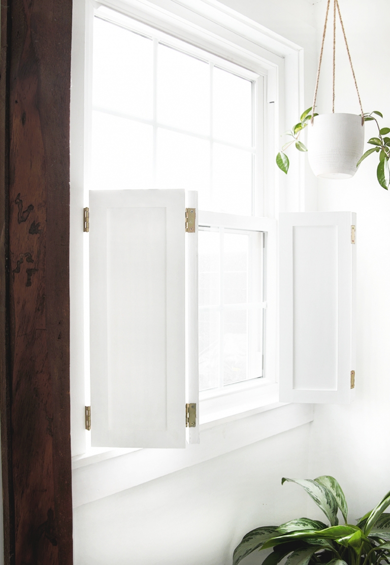 Diy Interior Window Shutters The Merrythought