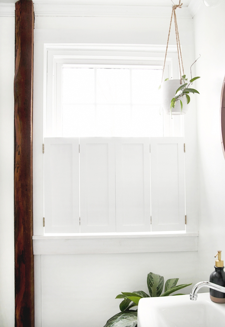 DIY Interior Window Shutters @themerrythought