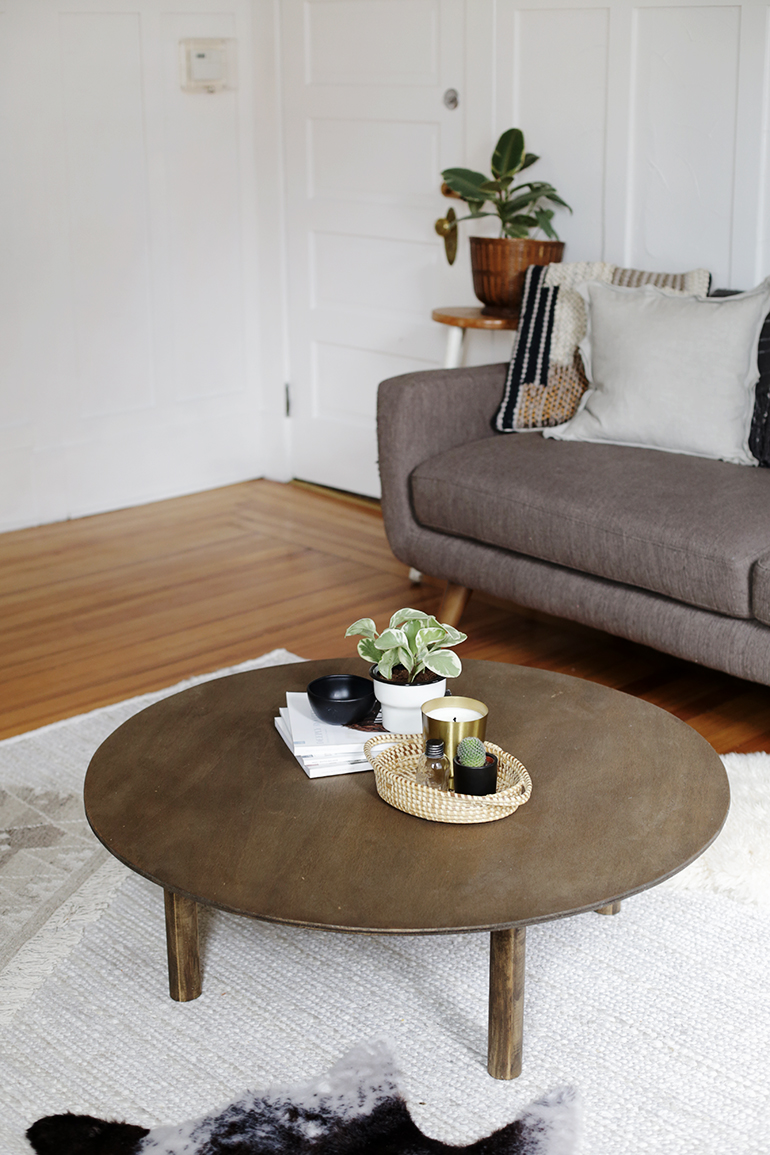 DIY Round Coffee Table - The Merrythought