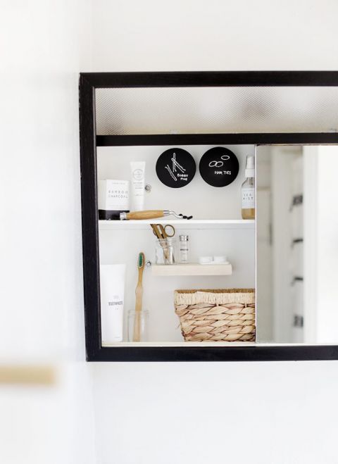 DIY Modern Medicine Cabinet Makeover