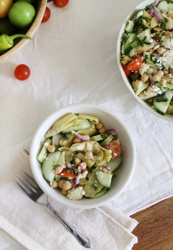 Greek Artichoke Salad The Merrythought   ArtichokeSalad4 709x1024 