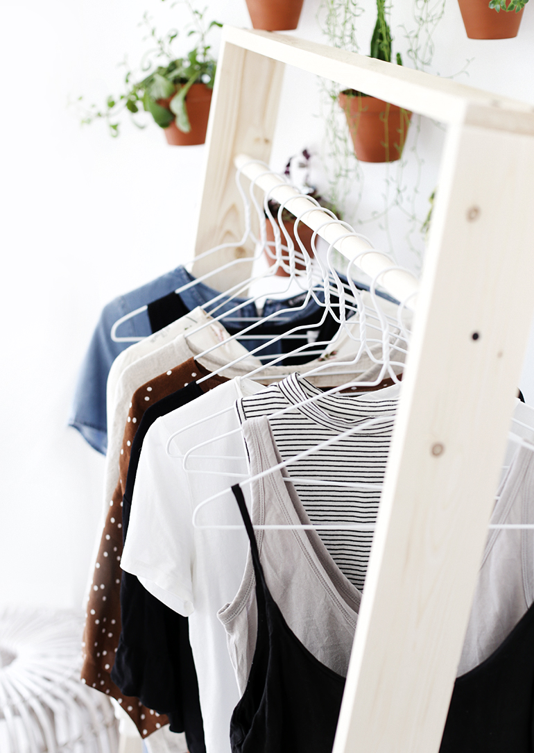 DIY Wooden Clothing Rack The Merrythought