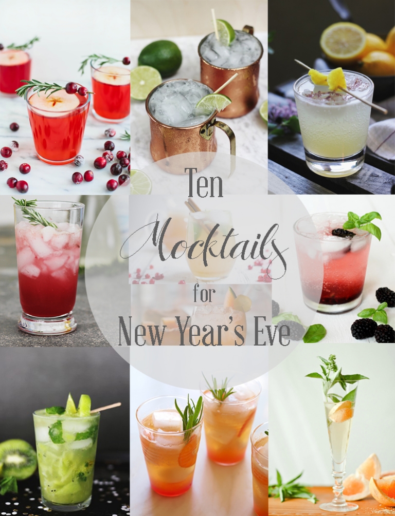 10 Mocktails for New Year's Eve @themerrythought