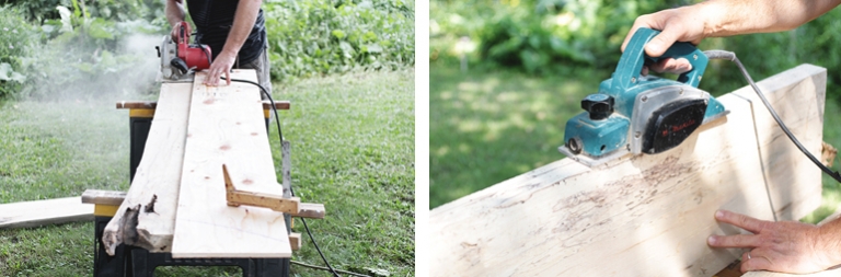 DIY Live Edge Wood Desk @themerrythought