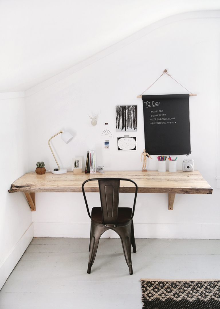 Diy Live Edge Wood Desk The Merrythought