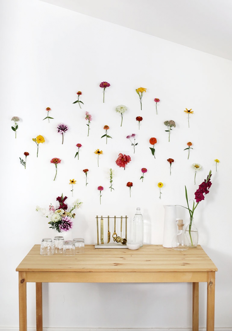 Diy Floral Wall Backdrop The Merrythought