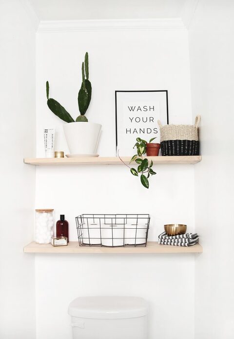 Bathroom Shelves at