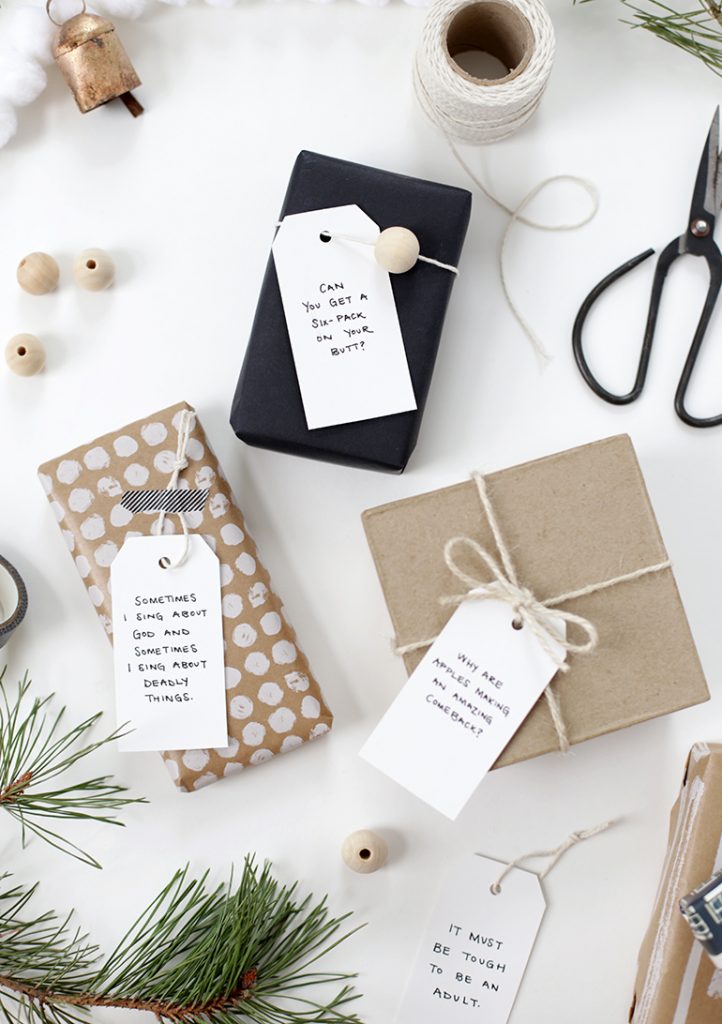 DIY Quote Gift Tags - The Merrythought