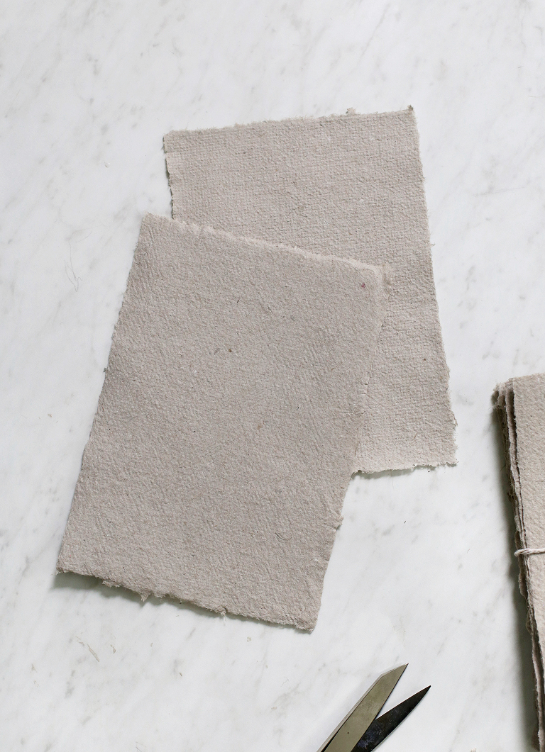 two pieces of egg carton paper overlapping each other