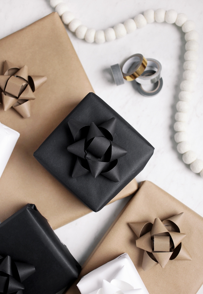 DIY Paper Gift Bows @themerrythought