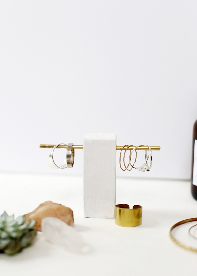 DIY Brass Ring Holder @themerrythought