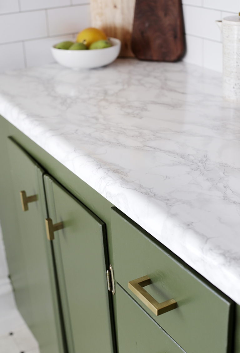 Faux store marble top