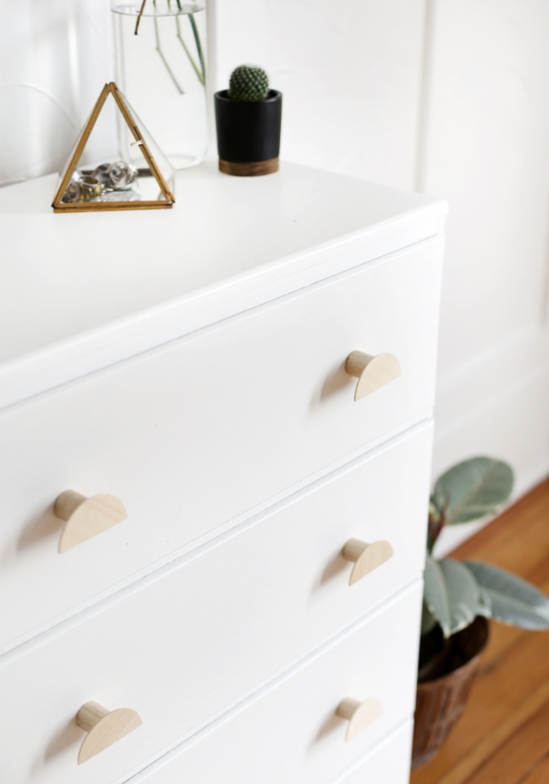 DIY Wooden Half Circle Knobs @themerrythought