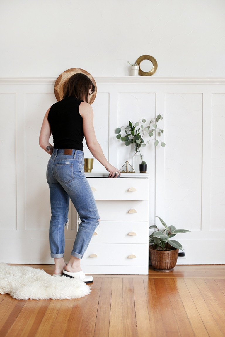 DIY Wooden Half Circle Knobs @themerrythought