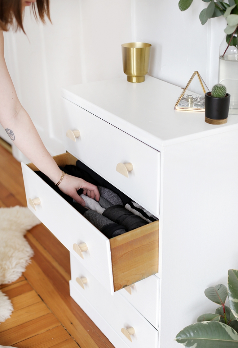 DIY Wooden Half Circle Knobs @themerrythought