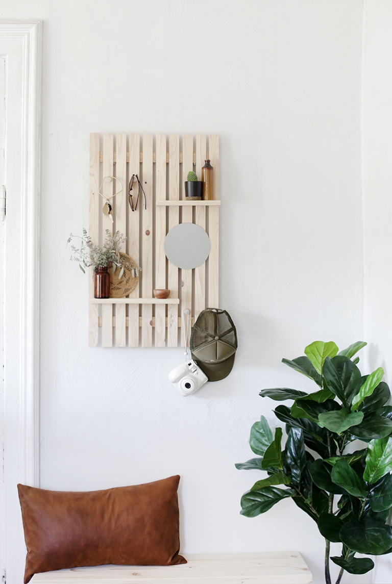 Diy Slat Wall Shelf The Merrythought