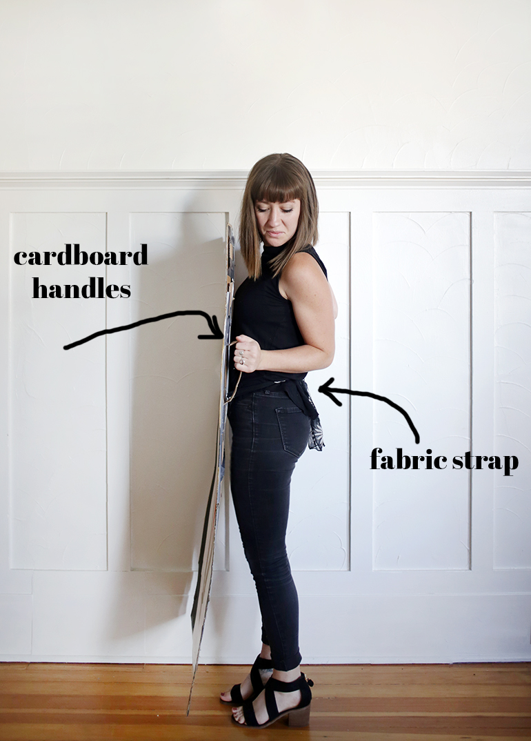 Unique Cardboard Costume Idea: Abstract Art Costume