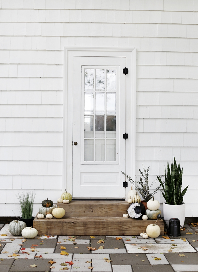 DIY Floral Pumpkin @themerrythought