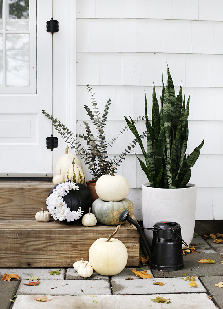 DIY Floral Pumpkin @themerrythought