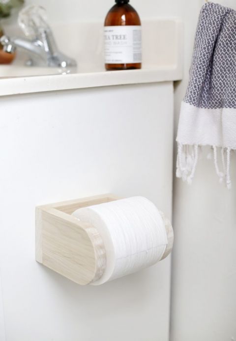 Diy Minimal Toilet Paper Holder The